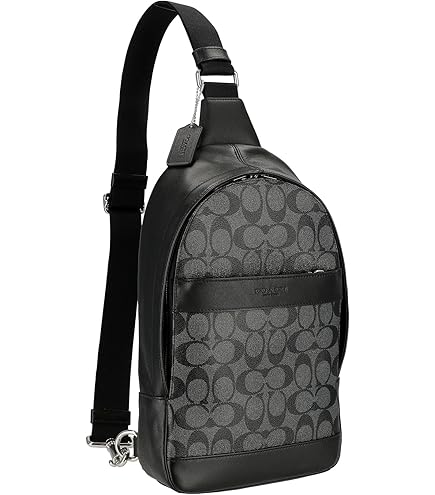 コーチ ボディバッグ シグネチャー PVC イヤホンケース付 ブルー COACH コーチ ボディバッグ シグネチャー ドミニク スリング